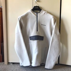 Columbia hooded fleece pullover like new